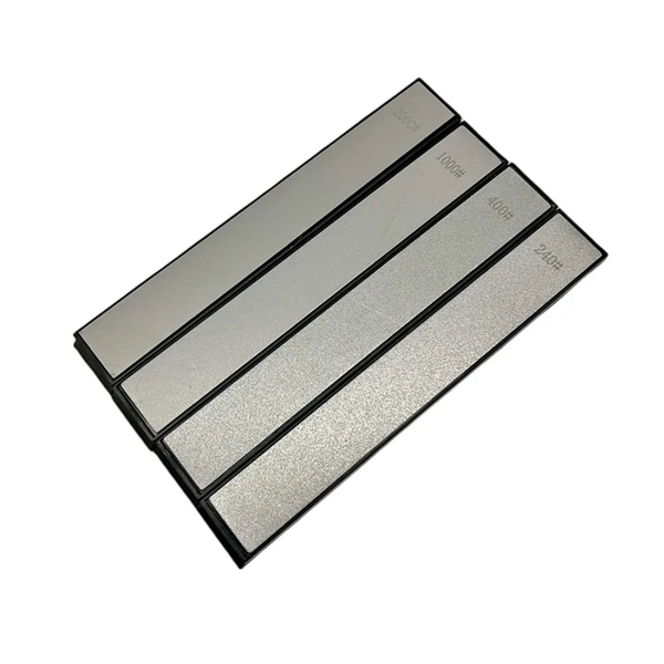 4Pcs Diamond Knife Sharpener Whetstone Set 240/400/1000/2000 Grit