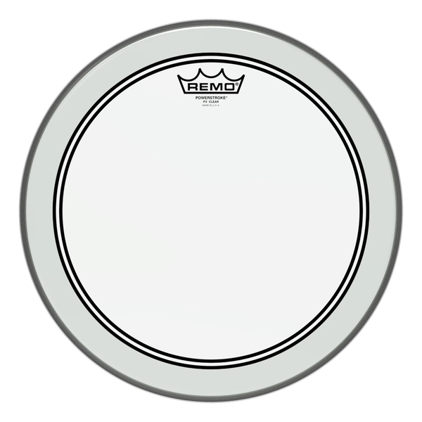 Remo P3-1322-00 22 Powerstroke 3 Felt Tone Clear Bass Drumhead
