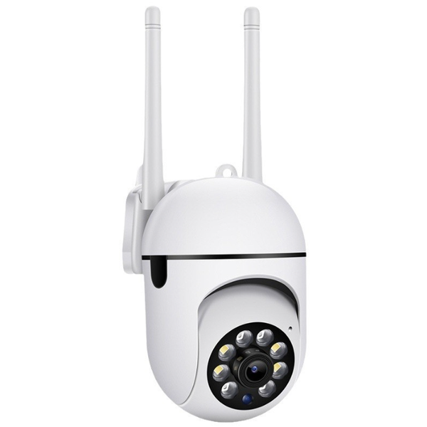Auto Motion Tracking WiFi Camera: Dual Storage 24/7 Protection