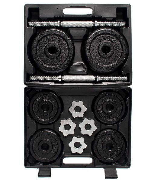 20kg Iron Dumbbell Set With Case