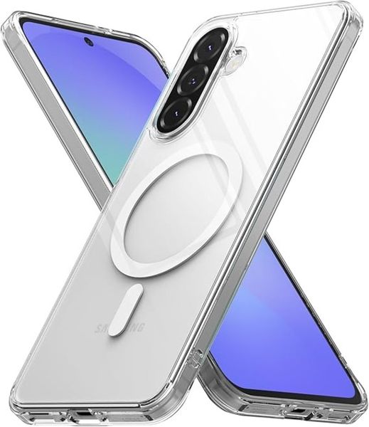 Mag-Safe Magnetic TPU Transparent Case Compatible With Samsung Galaxy A17
