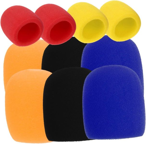 Premium Sponge Microphone Windscreen Covers Reduce Noise Enhance Sound