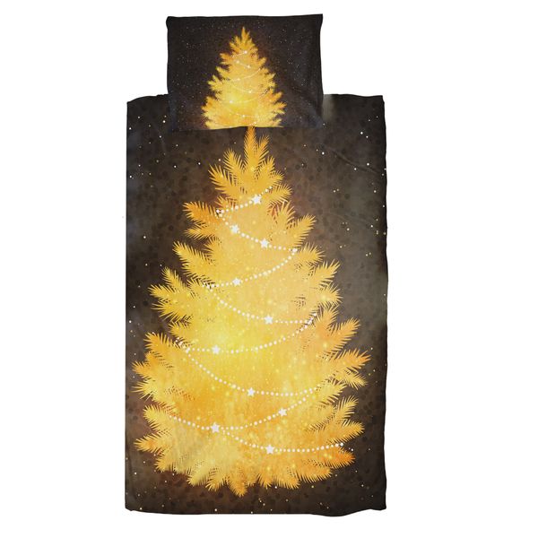 Golden Tree Cot Duvet Set