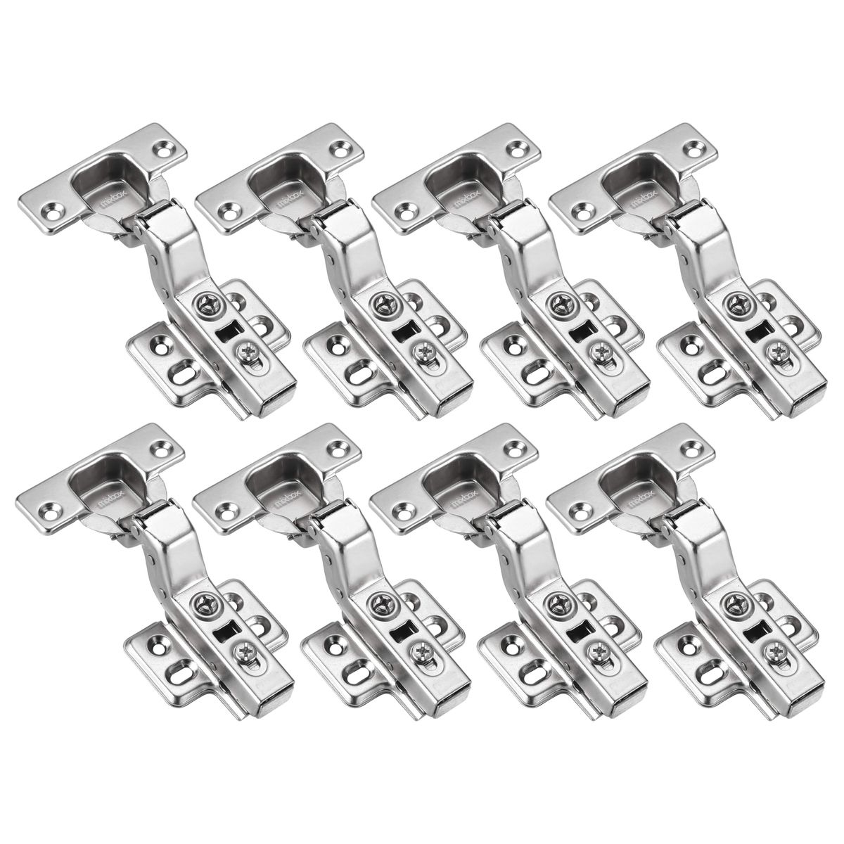 Mix Box 8 Piesce Stainless Steel Door Hydraulic Inset Mute Damping Hinge
