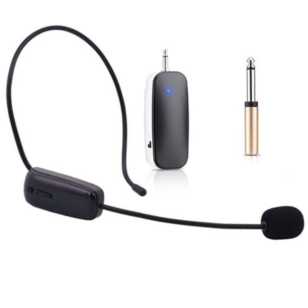 2.4G Wireless Headset Rechargeable Live Teaching Mini Microphone