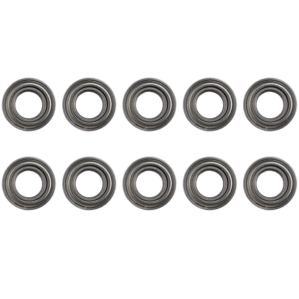 10pcs Miniature Rubber Sealed Metal Ball Bearing Model 37 MR126 ZZ