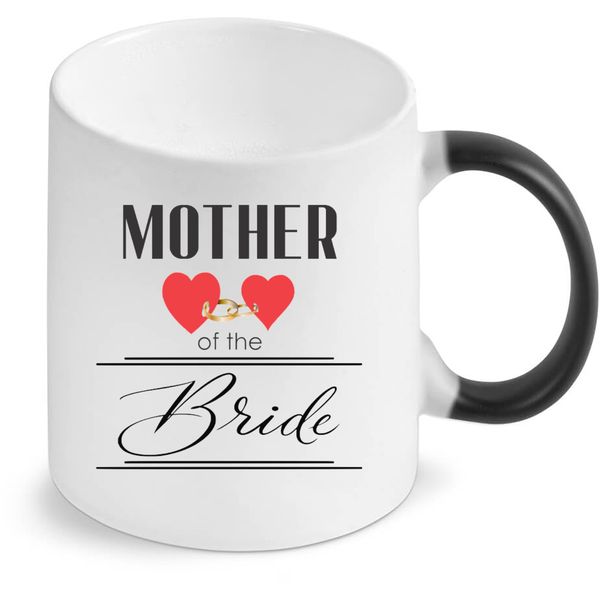 Mother Of The Bride Wedding Magic Colour Changing Gift Coffee Mug