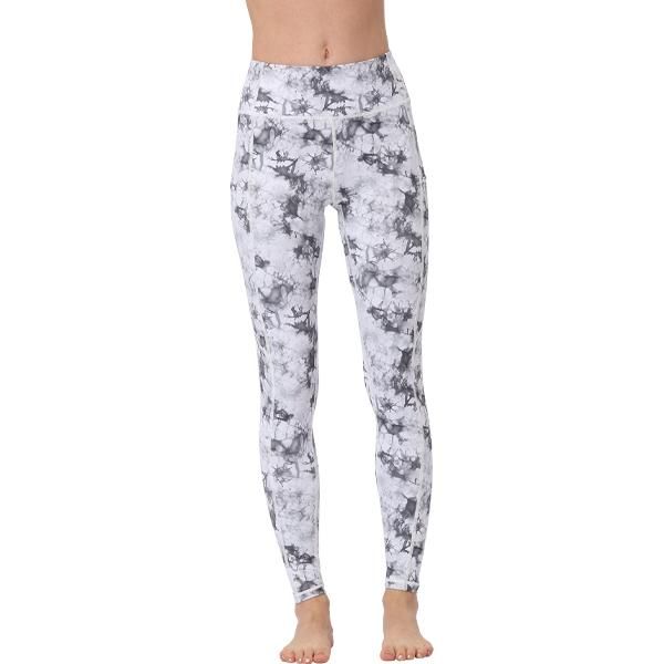 Iconix Ladies Pearly Grey Yoga Leggings with Pocket | HK243