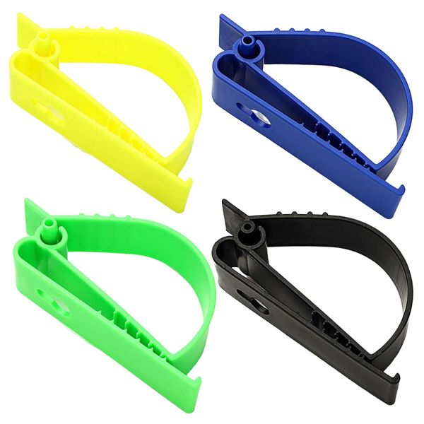 Camping Plastic Belt Clamp Helmet Strap Set of 4