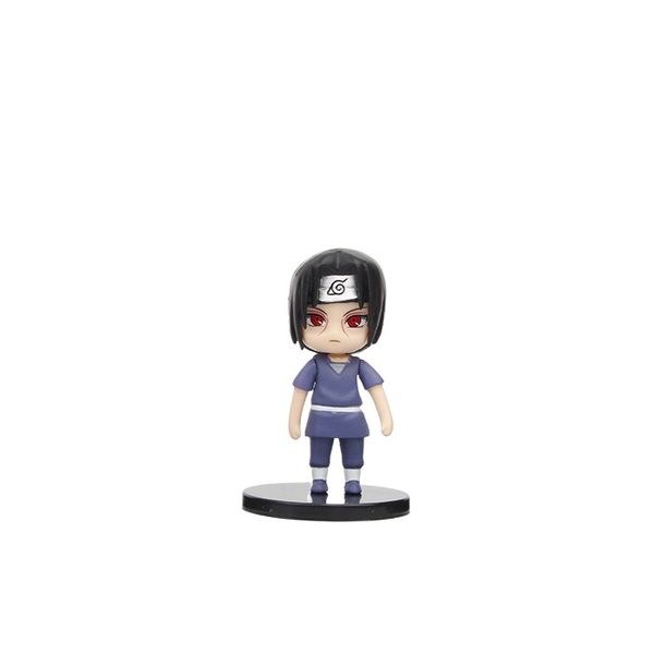 Naruto Anime Itachi Uchiha with No Cloak Cute Chibi Mini Figure