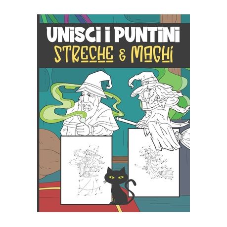 Unisci i puntini per bambini 4-8 Anni Libro da Colorare per