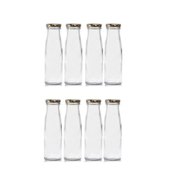 Chutney Bottle with Gold Lid 250ml ( 8 Pack)