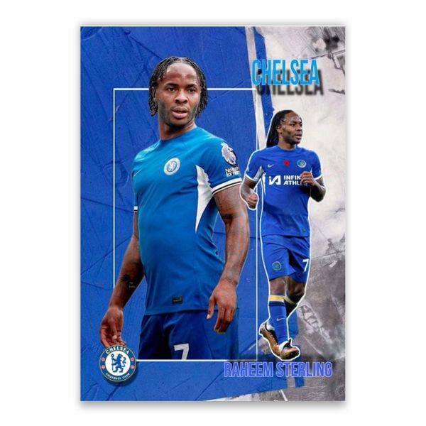 Raheem Sterling Chelsea Poster - A1
