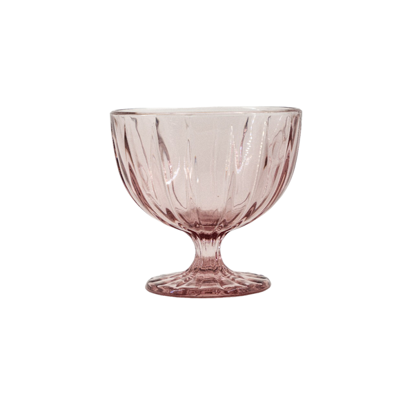 JENNA CLIFFORD - Hand Pressed Ice Cream Bowl Pink Set of 4