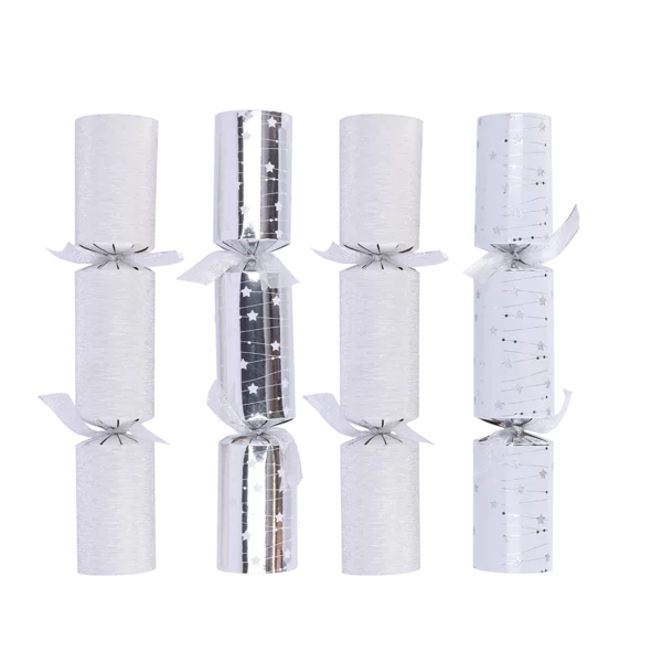 Seasons Greetings Luxury Christmas Crackers -8 Piece