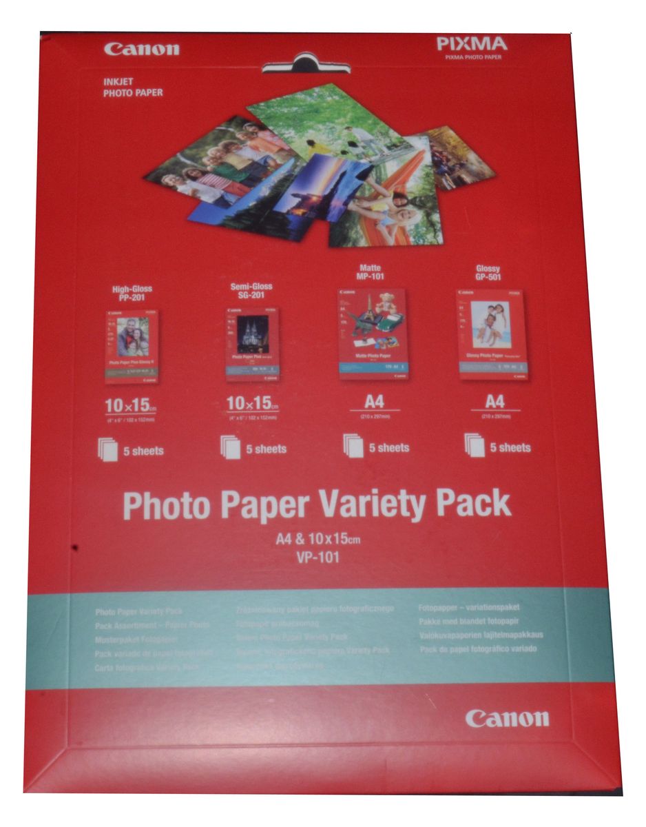 Photo Paper Variety Pack A4&10x15cm VP-101 | Shop Today. Get it ...