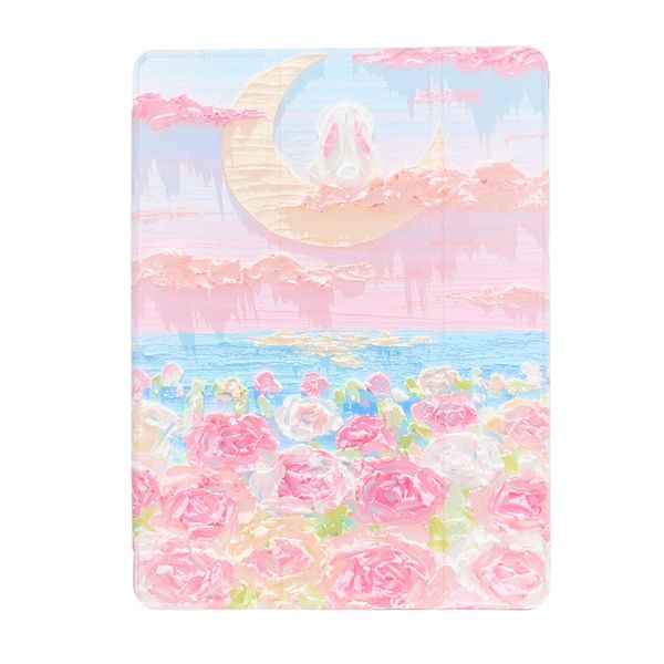 Silicone iPad 10.2" Case for 7th/8th/9th Gen Flower Sea