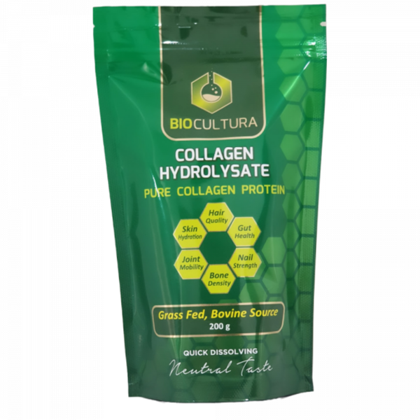 100% Pure Hydrolyzed Collagen Peptides Powder (Grass Fed Bovine)