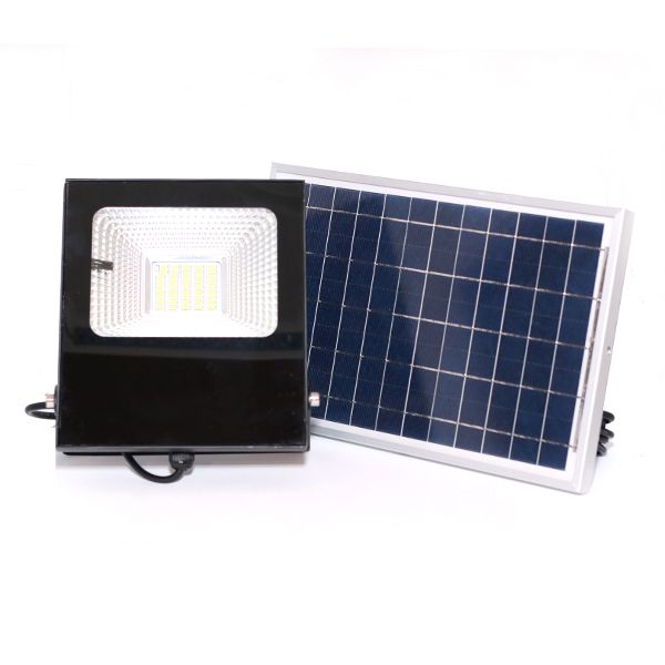 LED 20W Solar Floodlight &amp; Panel (ESLPFL20ASOLAR)