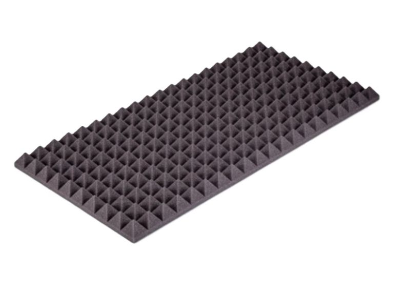 Echo-Less Pyramid Acoustic Foam Sheet - 120x60x5cm
