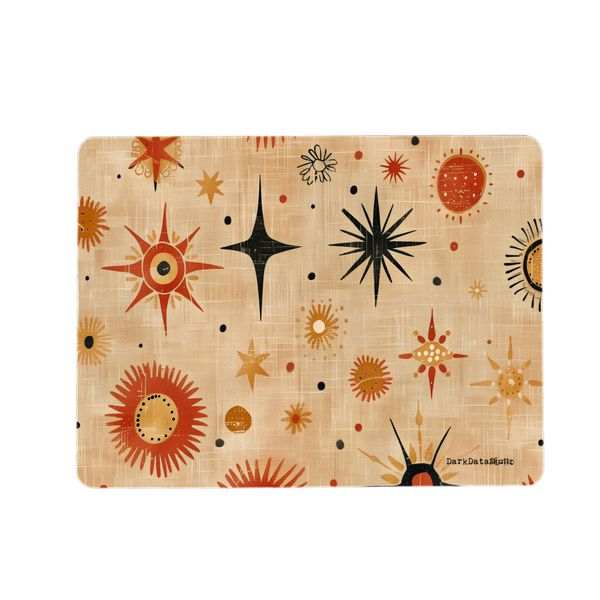 Ember Burst Solar Bloom Placemats by Wikus Schalkwyk