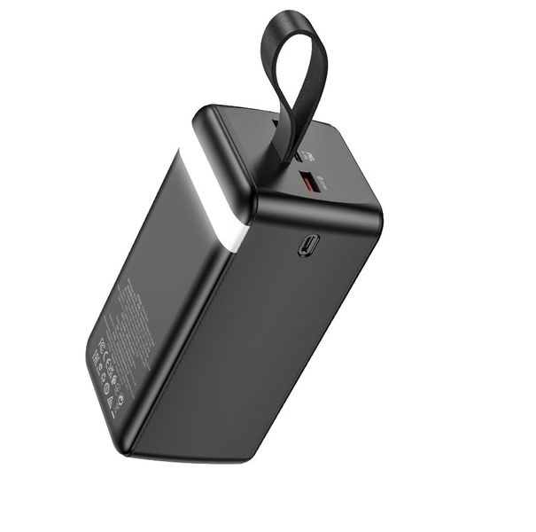 50000 mah Large Capacity Power Bank Brofone Charge in 30 min BJ14D BLACK