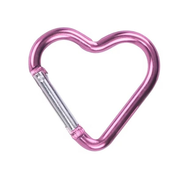 10-Pack Heart Aluminum Luggage Hooks, Travel Organizer Gift for Family
