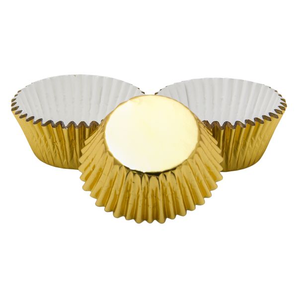 Regent Cake Cups Gold Foil 50 Piece - 50X32.5mm