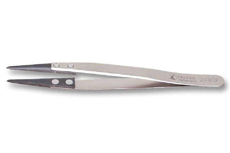 Ideal-Tek (249 CF SA) Tweezer, Precision, Carbon Fibre Tip