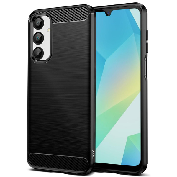 TRON Shockproof Carbon Fiber Case Compatible with Samsung Galaxy A16 5G