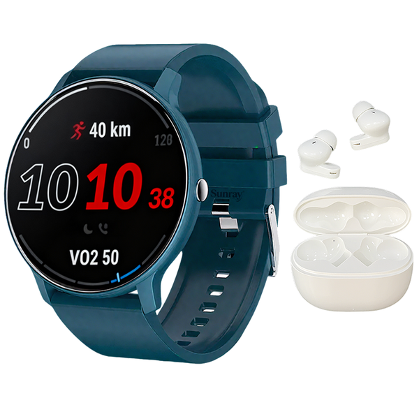 SUNRAY Fitness Smartwatch with Bluetooth Earbuds Combo Set - Birthday Gift