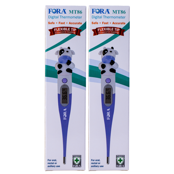 Fora | MT86 - Digital Baby Thermometer - Cow, Pack of 2