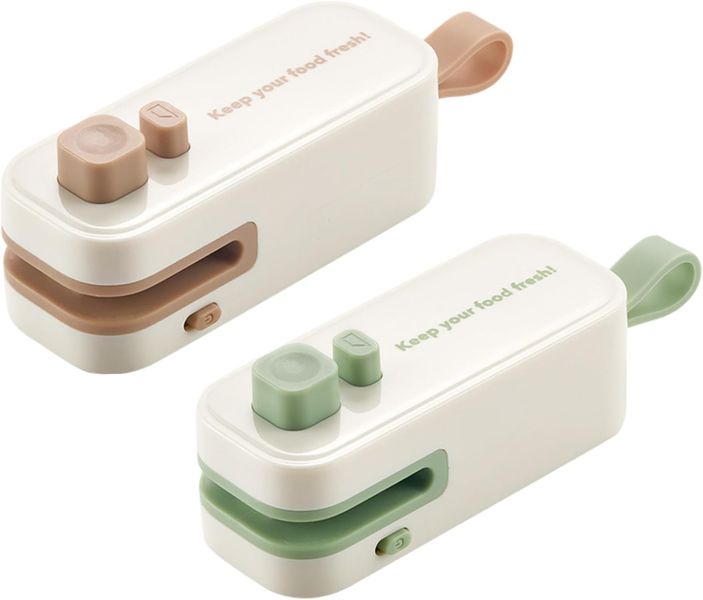 2-in-1 USB Rechargeable Mini Bag Sealer with Magnetic Design