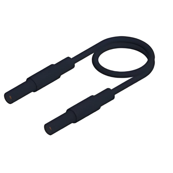MLS-GG 100/1 - 1m PVC Safety Test Lead with Straight Shrouded Plugs (4mm)