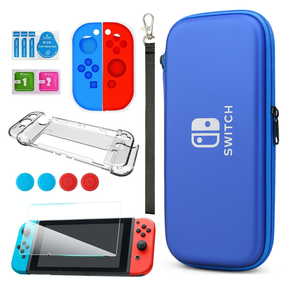 Gamer Guard 11-in-1 Nintendo Switch Kit - Console &amp; Joy-Con Protection