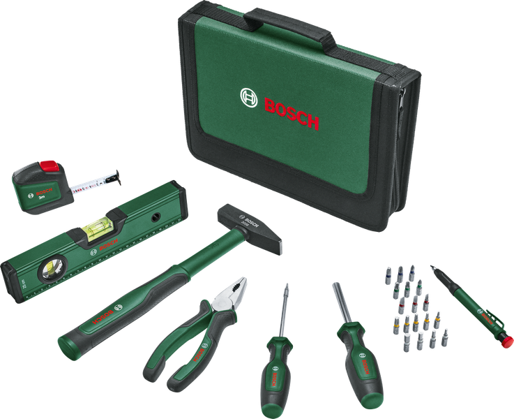 Universal Hand Tool Set 17 Pieces