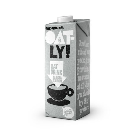 Oat Drink - Barista Edition (Oatly) 6x1 Litre