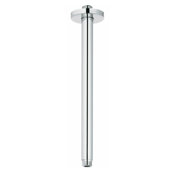 LUXUS Chrome Ceiling Shower Arm - 30cm