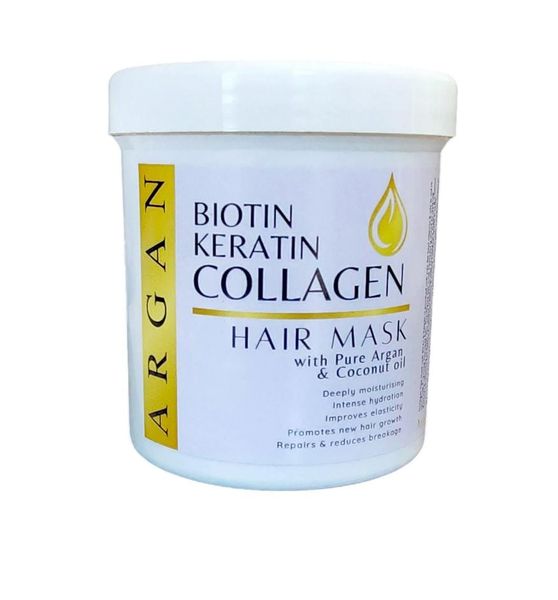 Collagen Hair Mask with Biotin &amp; Keratin - 500mL