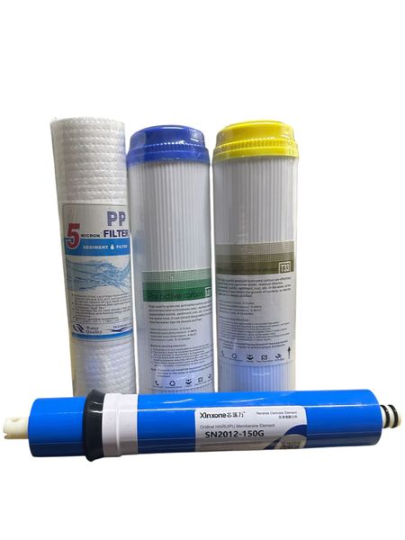 Replacement Set Of 4 Water Filter Cartridges For A RO 5stage
