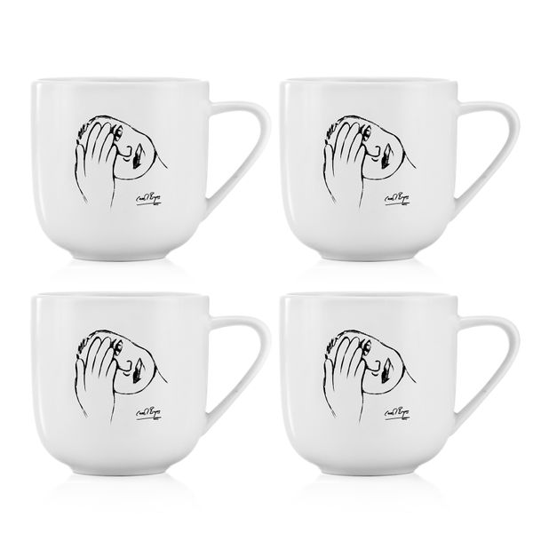 Carrol Boyes Mug Set of 4- Just a Minute