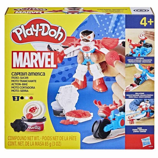 Play Doh Captain America Moto-Slicer
