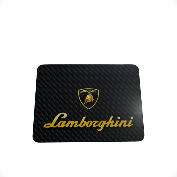 Lamborghini Grey Logo D-Mouse Pad