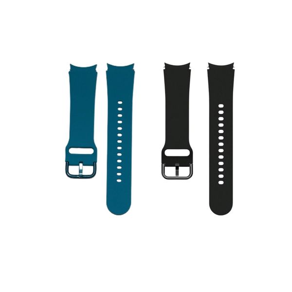 Twin Pack Silicone Watch Straps Compatible with Samsung Galaxy Watch 4/5/6