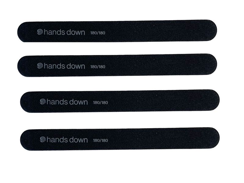 Nail File Set - 4 standard black 180/180