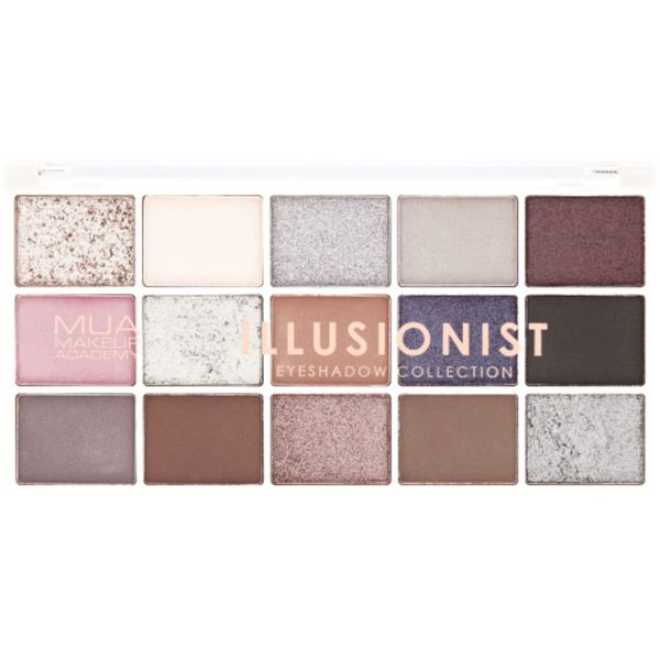 MUA 15 Shade Eyeshadow Palette Illusionist X 2