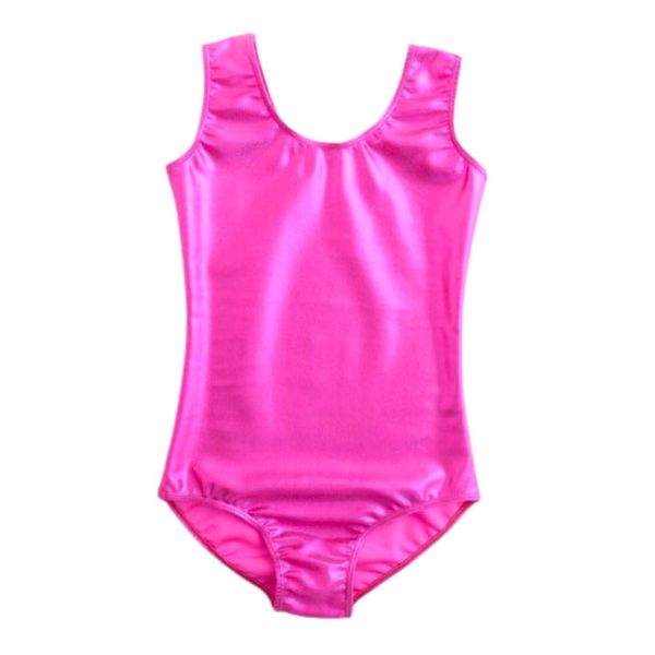 Kiddie Majigs Girls' Glossy Pink Leotard