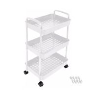 Storage Cart Multipurpose Organizer Trolley 3 Levels