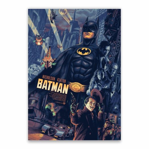 Michael Keaton's Batman Poster - A1