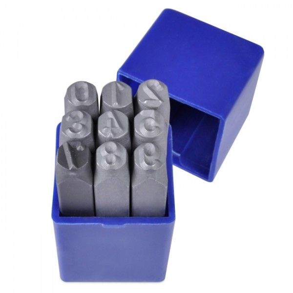 Groz Numbers Punch Set - 3mm